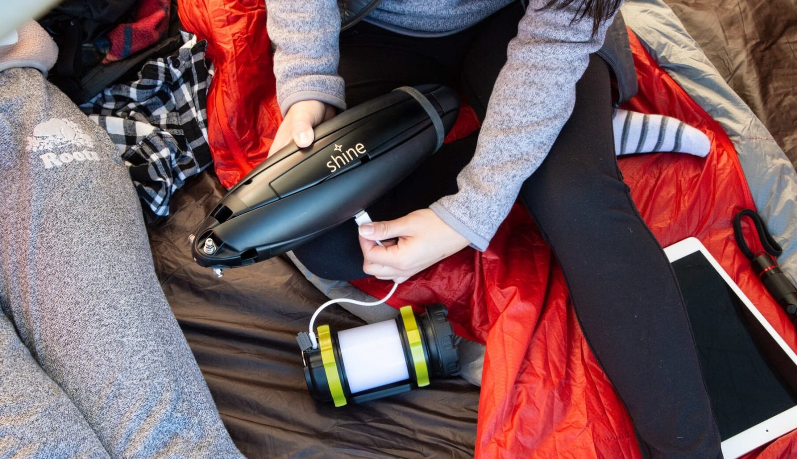 Charging with the Shine Turbine